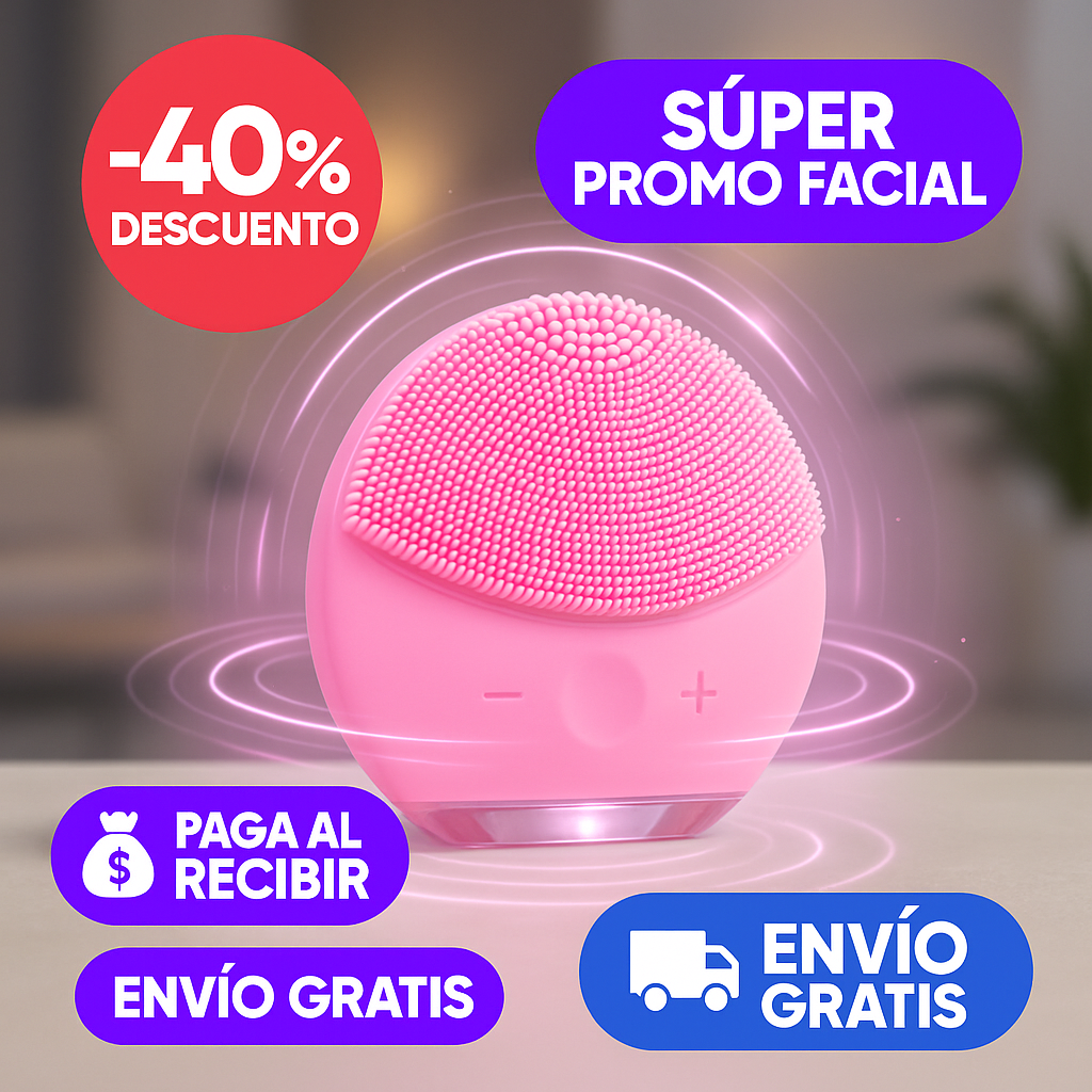 Cepillo exfoliante facial (colores variados)